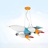 Flugzeug-Kronleuchter aus Eisen for Kinder, kreative Cartoon-Persönlichkeitsbeleuchtung,...