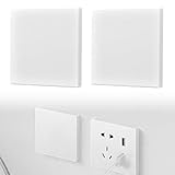 LACHT Steckdosen abdeckung,2 Stück Blindabdeckung Unterputz 8,6 X 8,6 Cm Steckdosen Abdeckung...