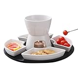 Generisch Keramik-Butterwärmer-Set, Schokoladen-Fondue-Topf-Set, Teelicht-Fonduetopf-Set,...