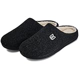 WateLves Filzpantoffeln Herren Hausschuhe Pantoffeln im Herbst und Winter Slipper Unisex mit...