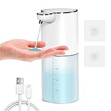 Automatischer Seifenspender Wandbefestigung,Gcstnn 400ml Flüssigseifenspender USB-C Aufladung...