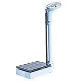 OZBME Mechanische Personenwaage mit höhenverstellbarer Stange, übergroßes Zifferblatt,...