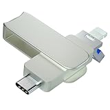 512 GB Flash-Laufwerk für iPhone, 4-in-1 Typ-C-USB-Stick, High-Speed-USB-Laufwerk, Foto, 512 GB...