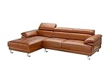 Vente-unique - Ecksofa Leder - Karamell - Ecke Links - Excelsior II