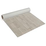 Internethandel Pfordt CV Bodenbelag Lugana Holz Optik Grau, 100x200 cm, pflegeleichter PVC...