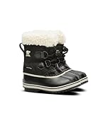 Sorel Unisex Kinder Yoot Pac Nylon Wp Wasserdichte Schneestiefel, Black Youth Collection 2024, 35 EU