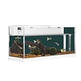 Aquarium Komplett Set - Fischtank Aquarium mit LED-Leuchten & Stille Pumpe & Wasserzyklus &...