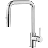 CECIPA Wasserhahn Küche, Küchenarmatur mit Brause Ausziehbar, Mischbatterie Küche mit 2...