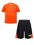 Zaldita Jungen Sport Kleidung Set Kurzarm Basketball Top mit Shorts Basketball Uniform Set Sport...