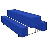 Teruntrue 3er-Sets Biertischhussen Bierbank-Auflage,Blau Biertisch und Bankgarnitur Husse für...