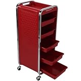 Friseurwagen auf Rollen mit 6 Ebenen und 5 Schubladen – perfekt für Salon-Organisation und...