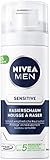 NIVEA MEN Sensitive Rasierschaum im 1er Pack (1 x 50 ml), Rasierschaum in der praktischen...