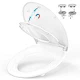 YEAUPE PRO Toilettendeckel mit Kindersitz, WC-Sitz mit Absenkautomatik, Toilettensitz für Familie,...