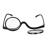 Milya Make-Up Brille Lesebrille Schminkbrille Rotatable Flip Up Drehbare Presbyopie Sehhilfe...