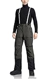 Pioneer Camp Herren Skihose Gefüttert Hosenträger Ski Hosen Schneehose Snowboardhose Outdoorhose...