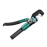 Hydraulische Quetschzange Manuelle Hydraulikzange mit 8 Paare Matrizen Hydraulische Presszange 4-70...