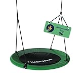 HUDORA Start Nestschaukel - Höhenverstellbare Schaukel mit 90cm Durchmesser - Hochwertige...