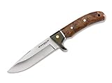 BÖKER Magnum® Elk Hunter scharfes Fahrtenmesser - feststehendes Messer mit Parierelement -...
