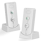 2 Wege Gegensprechanlage 1000M, Smart Voice Intercom 2 Way Voice Intercom Sprechanlage, Drahtlose...