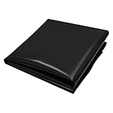 wowspeed Premium PVC Teichfolie 6M X 6M, Schwarz HDPE Teichfolien Schwerlast, Dichtungsfolie...
