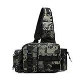 Multifunktionale Angelausrüstungstasche, Ködertasche, Outdoor-Umhängetasche, Hüfttasche, große...