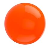 IWOWHERO Spiegelkugel Gartenkugel aus Edelstahl 150mm Orangefarben Poliert Reflektierend Wetterfest...