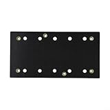 225 x 115 mm Quadratisches Schleifpad mit 10 und 6 Staublöchern Hochfester MPE Kunststoff...