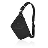 Fibrdoo Brusttasche, Anti-Diebstahl Sling Bag, Crossbody Schultertasche Herren Damen klein für...