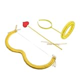 HEMOTON Pfeil Herz Haarband Satz Gelbes Valentinstag Kostüm Accessoire für Mädchen Cosplay...