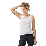 Odlo Damen Active F-dry Light Funktionsunterwäsche Tanktop, Weiß, M EU