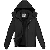 OutPro Herren Skijacke Winterjacke Warme FleecejackeWasserdicht Winddicht Funktions Baumwolljacke...