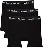 Calvin Klein Herren 3er Pack Boxershorts Briefs Boxer Brief Stretch, Schwarz (Black W Black Wb), L