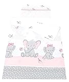 BabyLux Bettwäsche Bezug 2 TLG. 100 x 135 cm Kinderbettwäsche Bettwäsche Bettset Babybettwäsche...