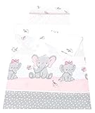 BabyLux Bettwäsche Bezug 2 TLG. 100 x 135 cm Kinderbettwäsche Bettwäsche Bettset Babybettwäsche...