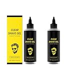 Rasiergel für Männer Sichtbar klare Haut, glatte Linien mit sauberen Kanten