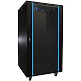 Netzwerkschrank 19 Zoll 22 HE 600x600 freistehend abnehmbare Seitenwände selbstmontierender Rahmen...