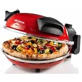 Ariete 909, Pizzaofen, 400°C, Platte aus feuerfestem Stein, backt Pizza in 4 Minuten, 33 cm...