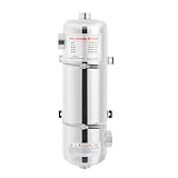 Jolre Schwimmbad-Wärmetauscher, Wärmetauscher Pool, Schwimmbadheizung, Edelstahl-Wärmetauscher,...