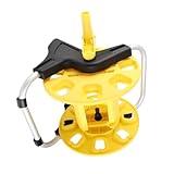 CFTGIW Gartenschlauch-Aufroller, Gelber Schlauchaufroller, Schlauchwagen für 30 M Rohr, Keine...