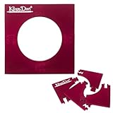 Kings Dart Backboard | Surround für Dartscheiben mit Ø 45 cm | Rot | 70x70 cm Standard