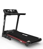 Care Fitness - Smart Laufband Indoor CT750 – bis 20 km/h, faltbar – Kinomap App – 24 Programme...