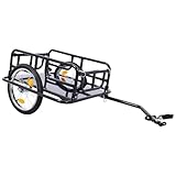 Faltbarer Fahrrad-Lastenanhänger mit Reflektoren, vielseitige Transportlösung für Gepäck und...