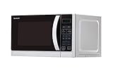 Sharp R642INW 2-in-1 Mikrowelle mit Grill/ 20 L/ 800 W/ 1000 W Quarzgrill/ 8 Automatikprogramme/...