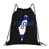 Gymsack Israel Stark, Ich Stehe An Der Seite Israels Turnbeutel Sport Gym Sack Wasserdicht Tunnelzug...