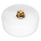 TOYANDONA Transparente Tortenhaube Rund aus Robustem Kunststoff Vielseitiger Kuchen...