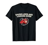 Saving Lives and Looking Good Schwimmhilfe Rettungsschwimmer T-Shirt