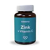 Zink + Vitamin C Tabletten | 15 mg Zinkbisglycinat | 500 mg pflanzliches Vitamin C aus Camu Camu...