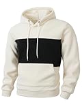 PANVER Kapuzen Herren Sport Casual Kordelzug Farbabstimmung Pullover Klassisch Persönlichkeit Trend...