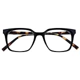 OPULIZE KOI Lesebrille - Große Rechteckige Brillenfassung - Schwarz - Sehhilfe für Damen, Herren -...