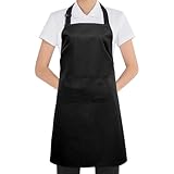 Mordx schürze küchenschürze Grillschürze kochschürze Mit 2Taschen ，85cmx70cmVerstellbare...